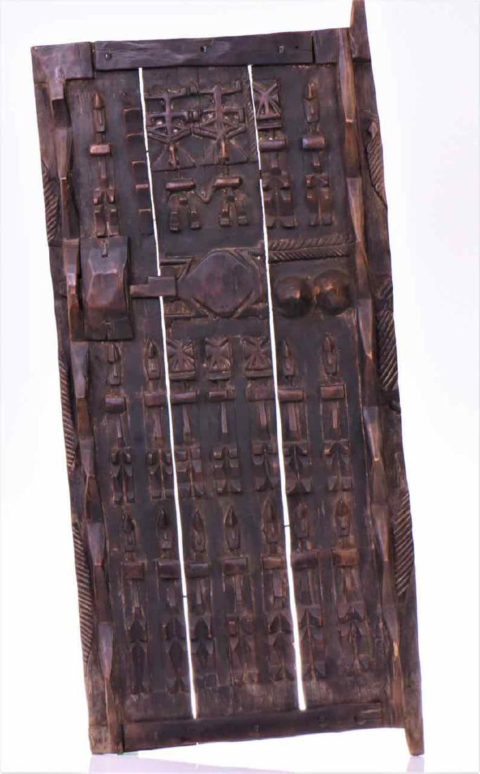 Antique African Dogon Granery Door Carved (1 of 3)