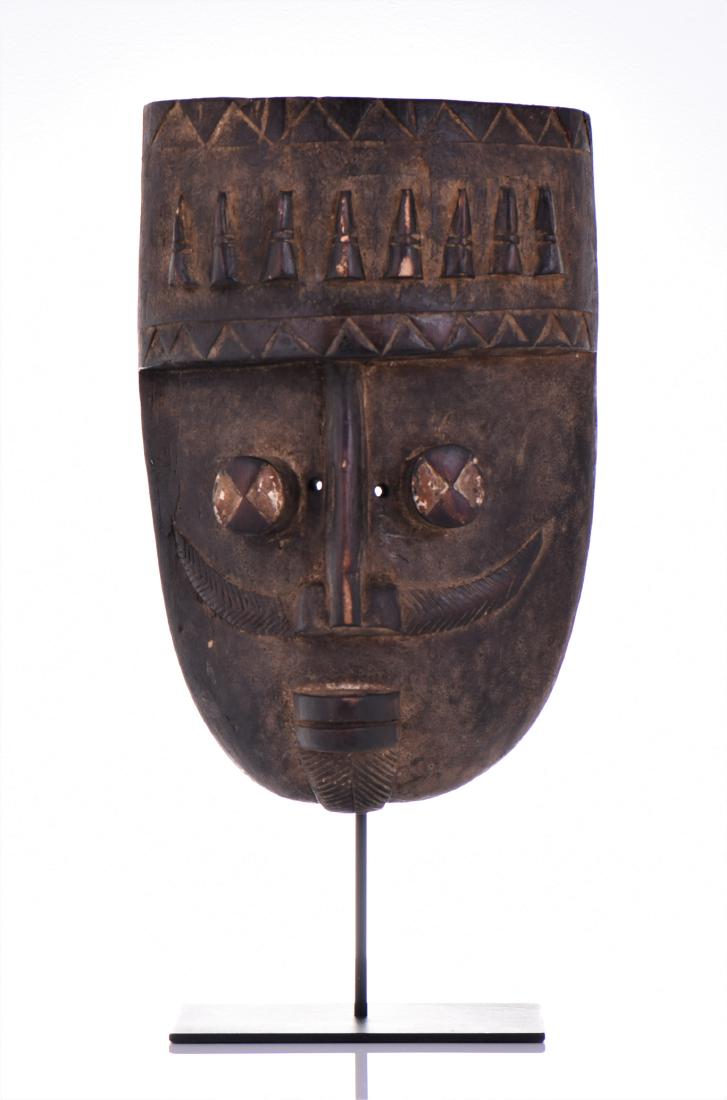 African Grebo Wood Mask, ivory coast. (1 of 5)