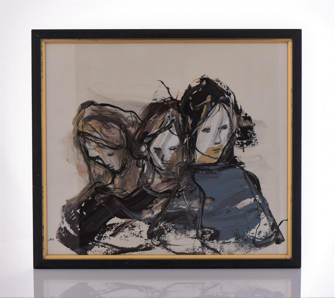 Gino F. Hollander, 1924-2015, An Original 1971 Oil (1 of 7)