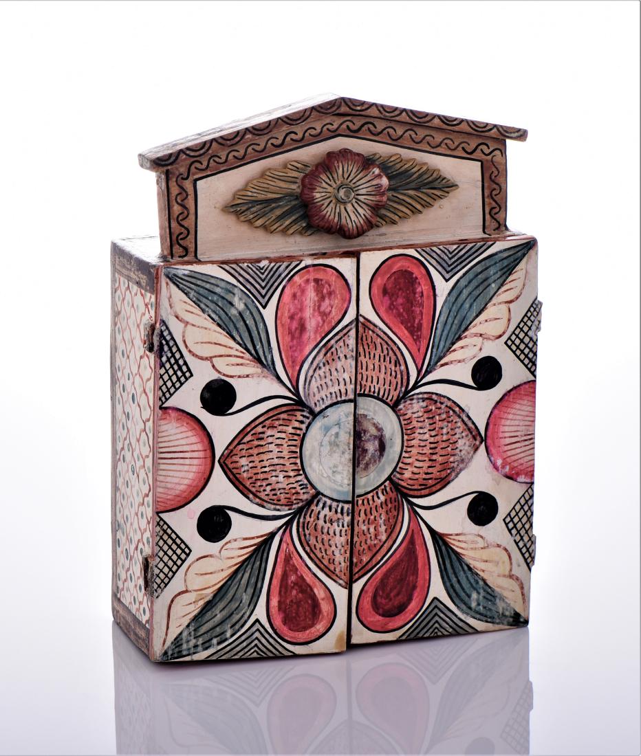 Vintage Mexican Folk Art of A Hand Painted House (1 of 7)