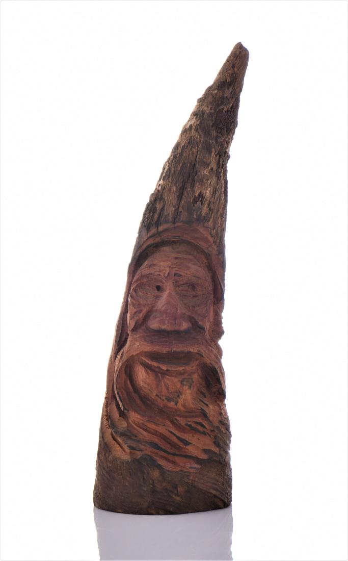 Gnome Figure Carved From Hardwood. (1 of 6)