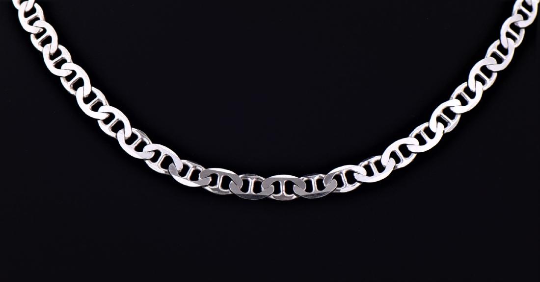 Vintage Italian Sterling Silver Anchor Chain. (1 of 4)
