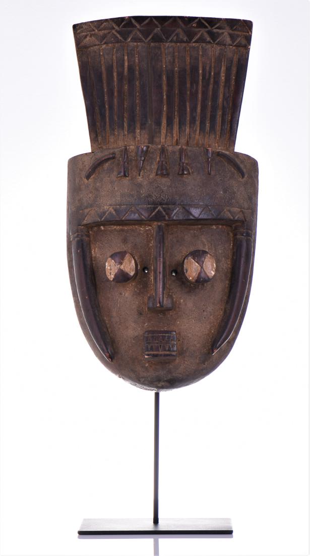 African Grebo Wood Mask, ivory coast. (1 of 5)