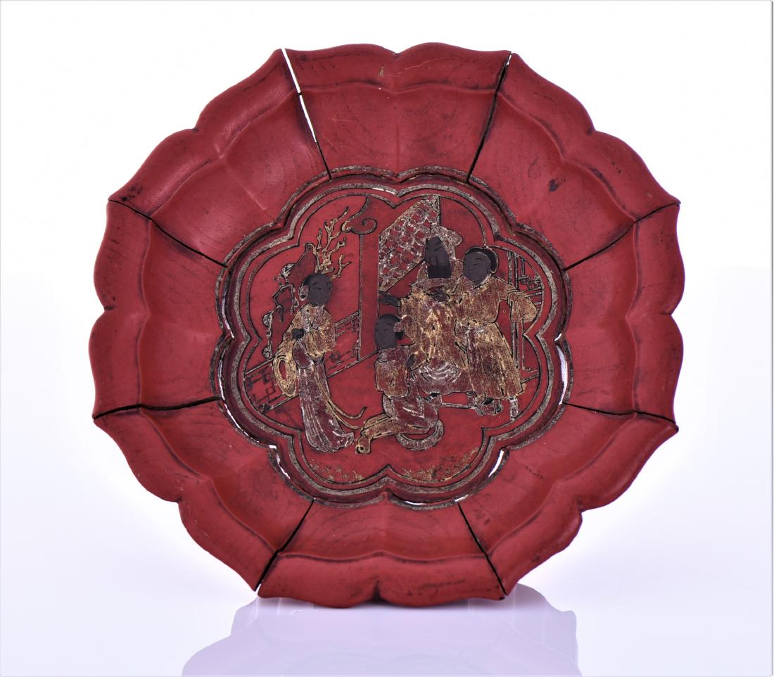 Chinese Red Lacquer Tray (1 of 10)