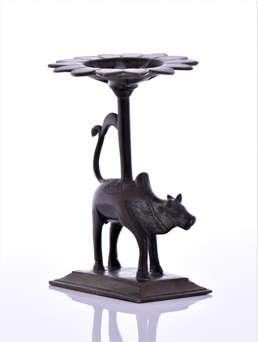 Rare 19th Century Indian Bronze Bull (1 of 8)