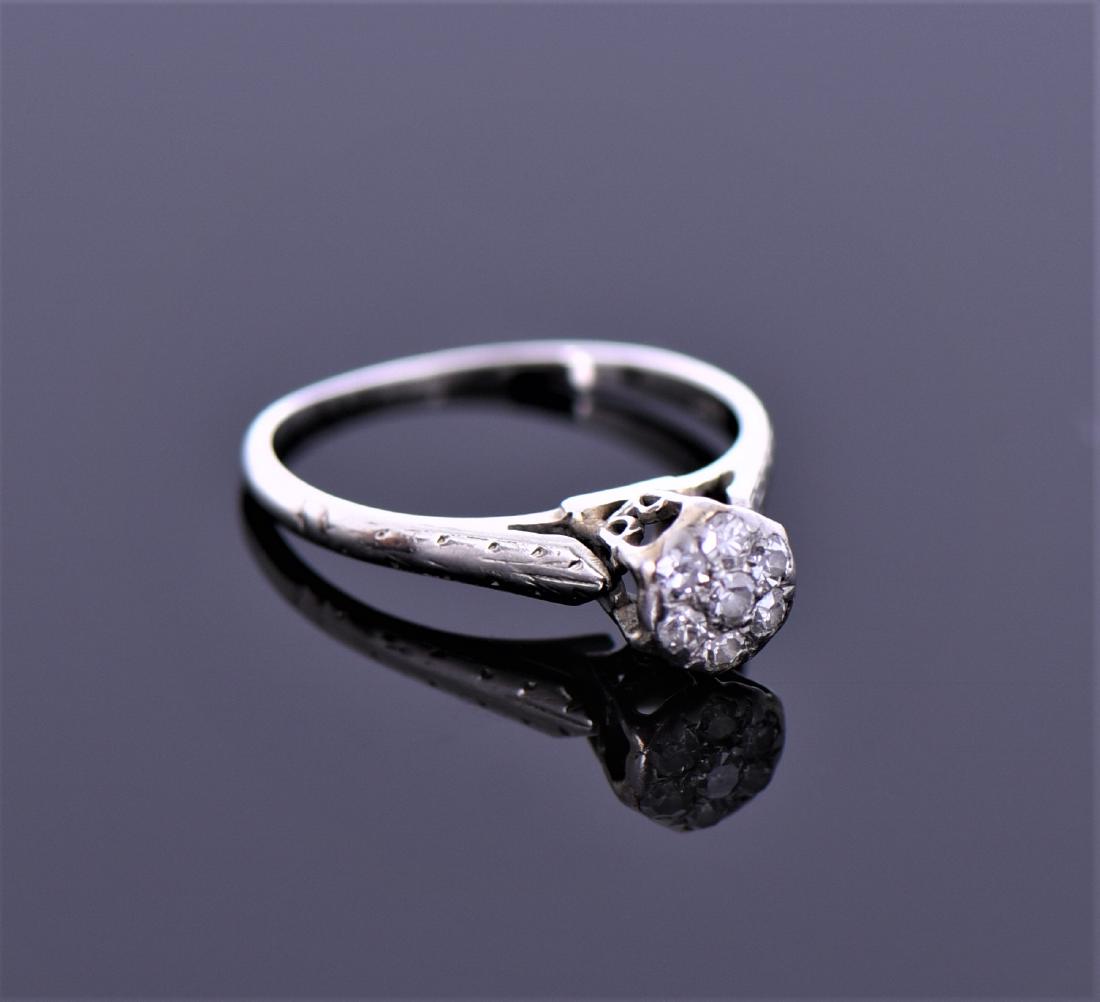 18k White Gold Ring With Diamonds (1 of 3)