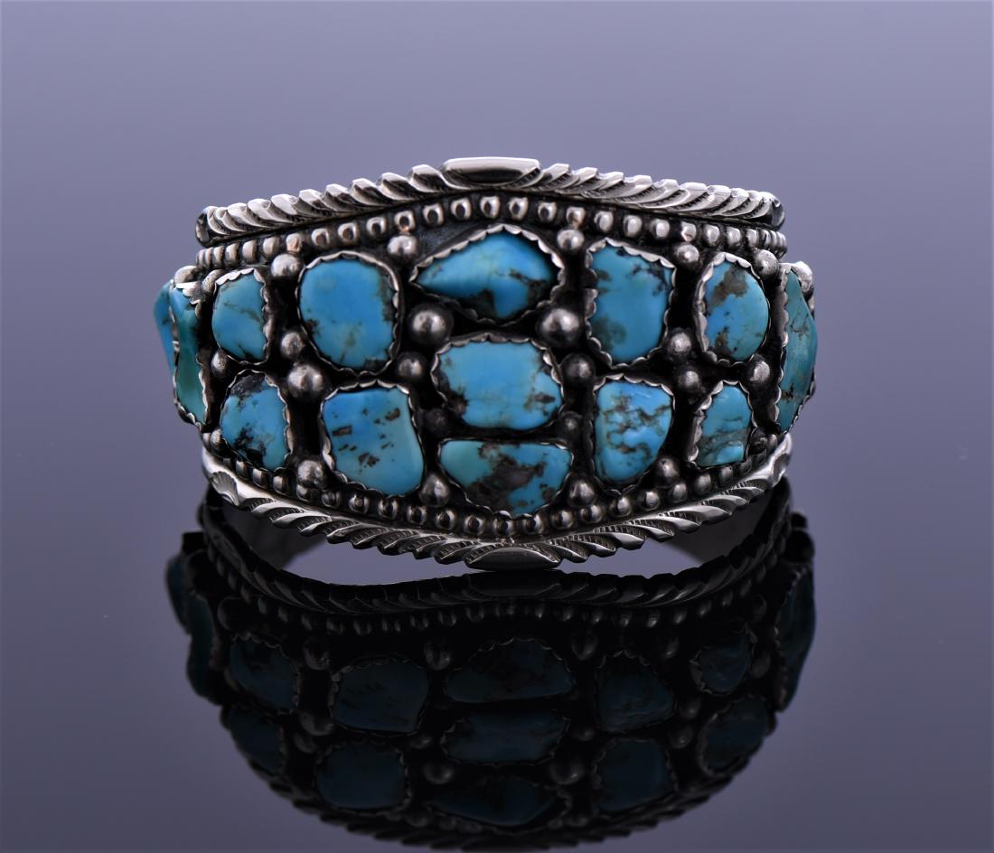 Native American Turquoise Nickel Silver (1 of 6)