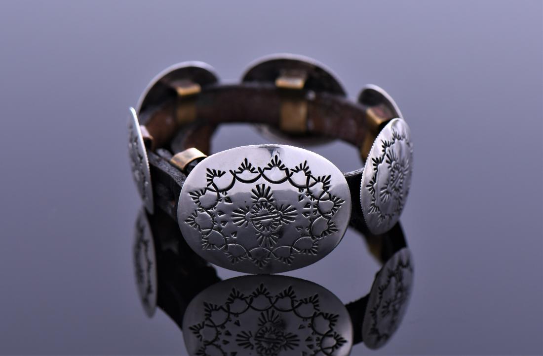 Vintage Native American Tooled Concho (1 of 6)