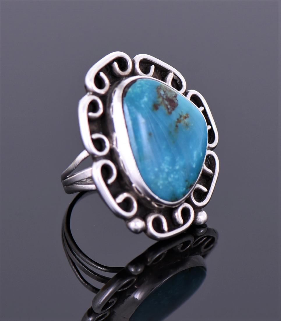 Navajo Native American South West Blue Ring (1 of 4)