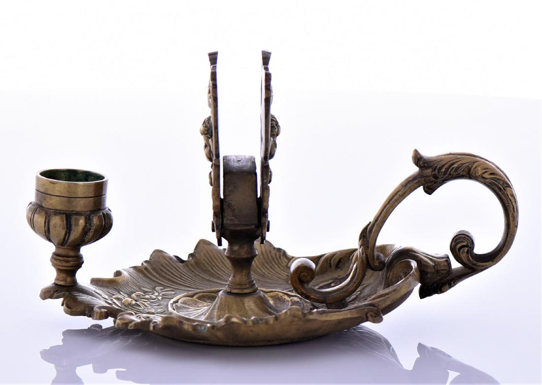 French Bronze Hand Held Candlestick Hold (1 of 6)