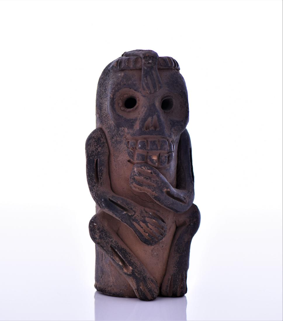 Pre-Columbian Skeleton Clay Pottery (1 of 7)