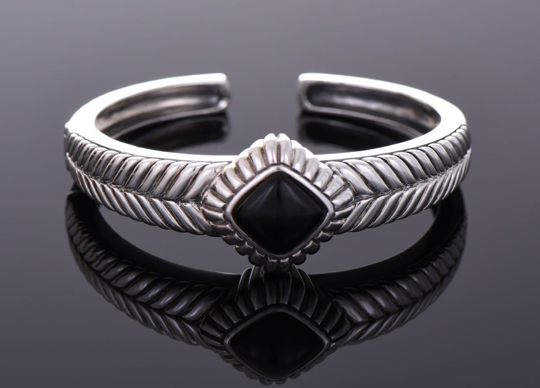 Heavy Sterling Silver Bracelet (1 of 6)
