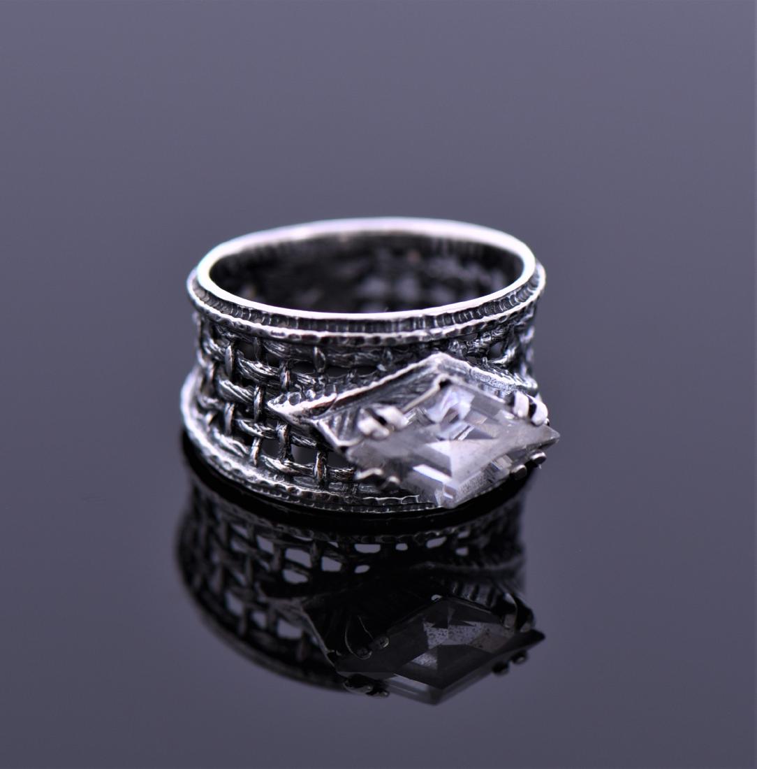 Israel Crystal Sterling Silver Braided (1 of 4)