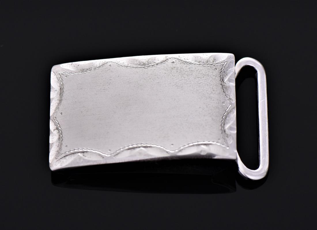 Anson Sterling Silver Belt Buckle. (1 of 4)