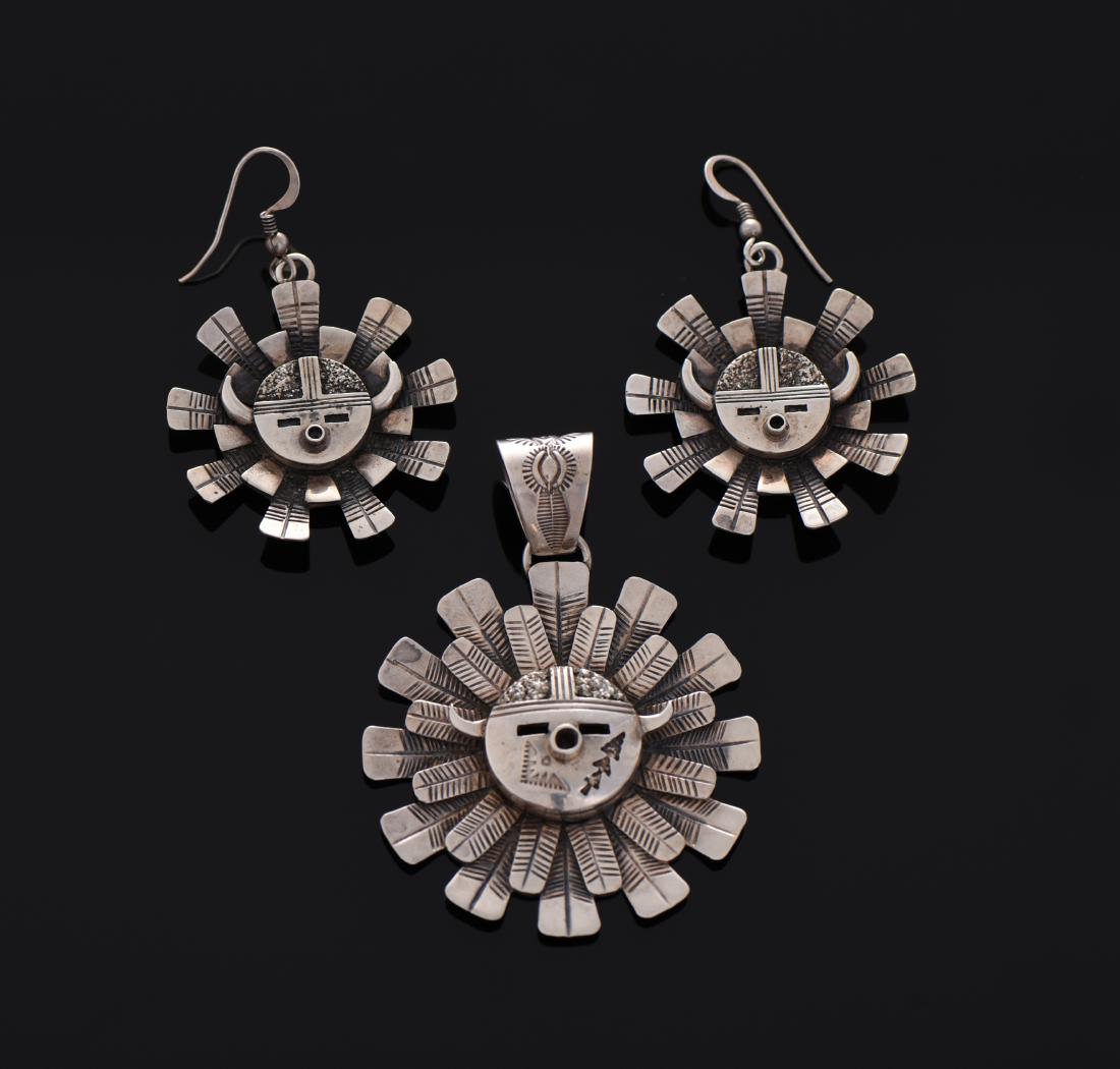 Early Ernest Pino Sterling Silver Kachina (1 of 4)