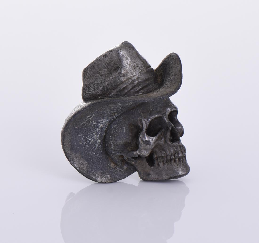 1981 Bergamot Brass Works Skull Cowboy Buckle (1 of 3)