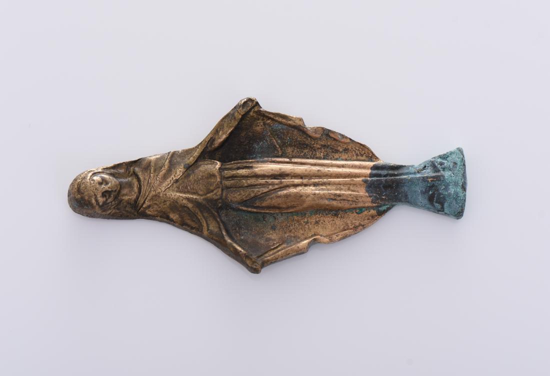 Bronze Madonna Sculpture Of Mary. (1 of 3)