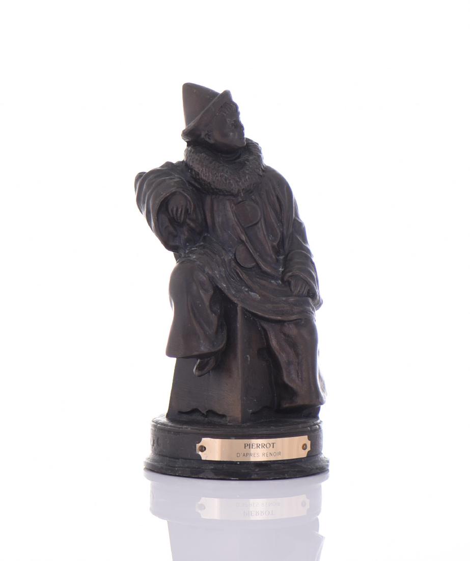 Bronze Seated Pierrot, After Pierre-Auguste (1 of 6)