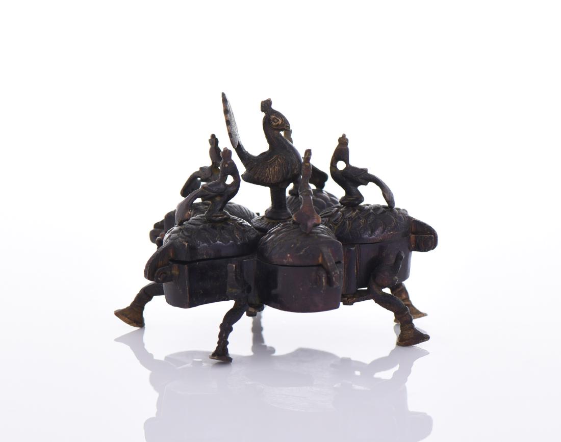 Bronze Pandan Spice Box. (1 of 8)