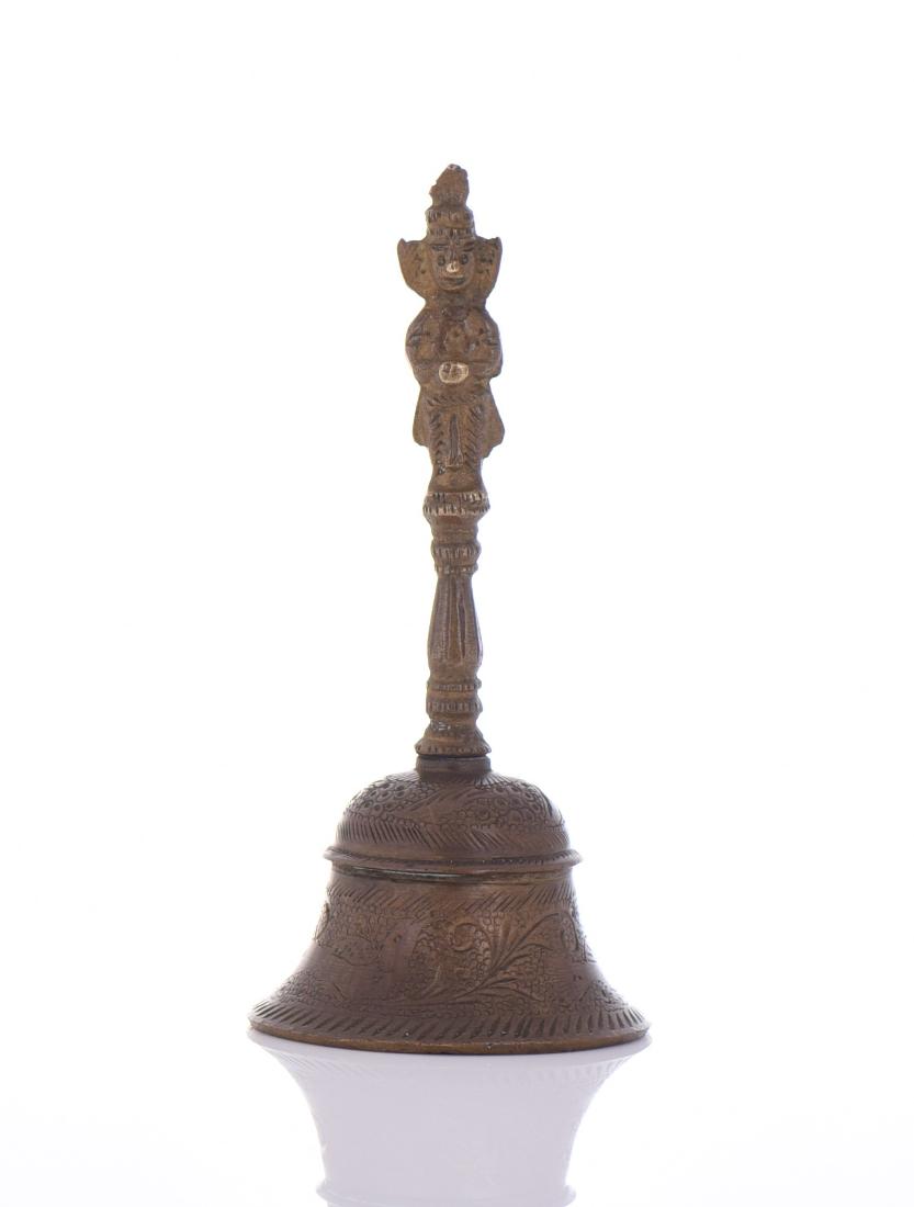 Bronze Hindu Bell. (1 of 6)