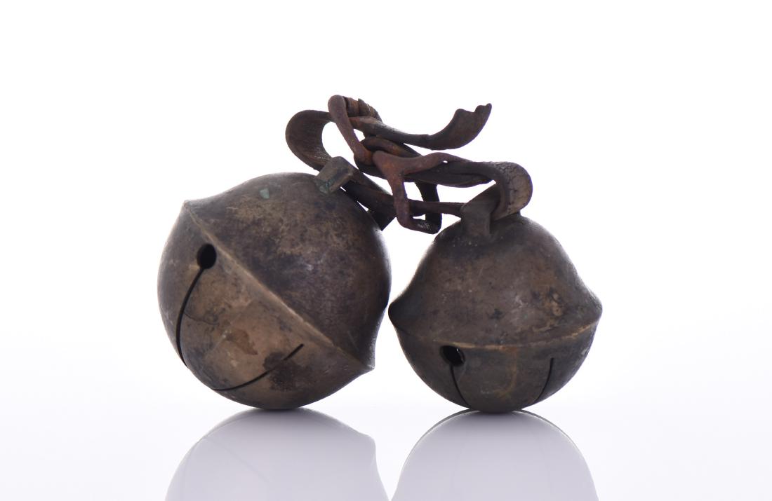 Two Bronze Elephant Bells. (1 of 7)