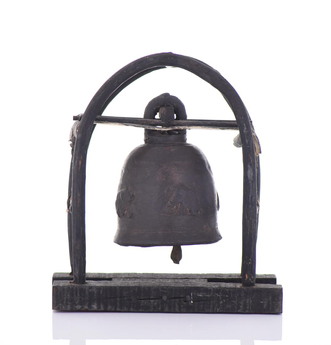 19th Century Bronze Elephant Bell. (1 of 4)