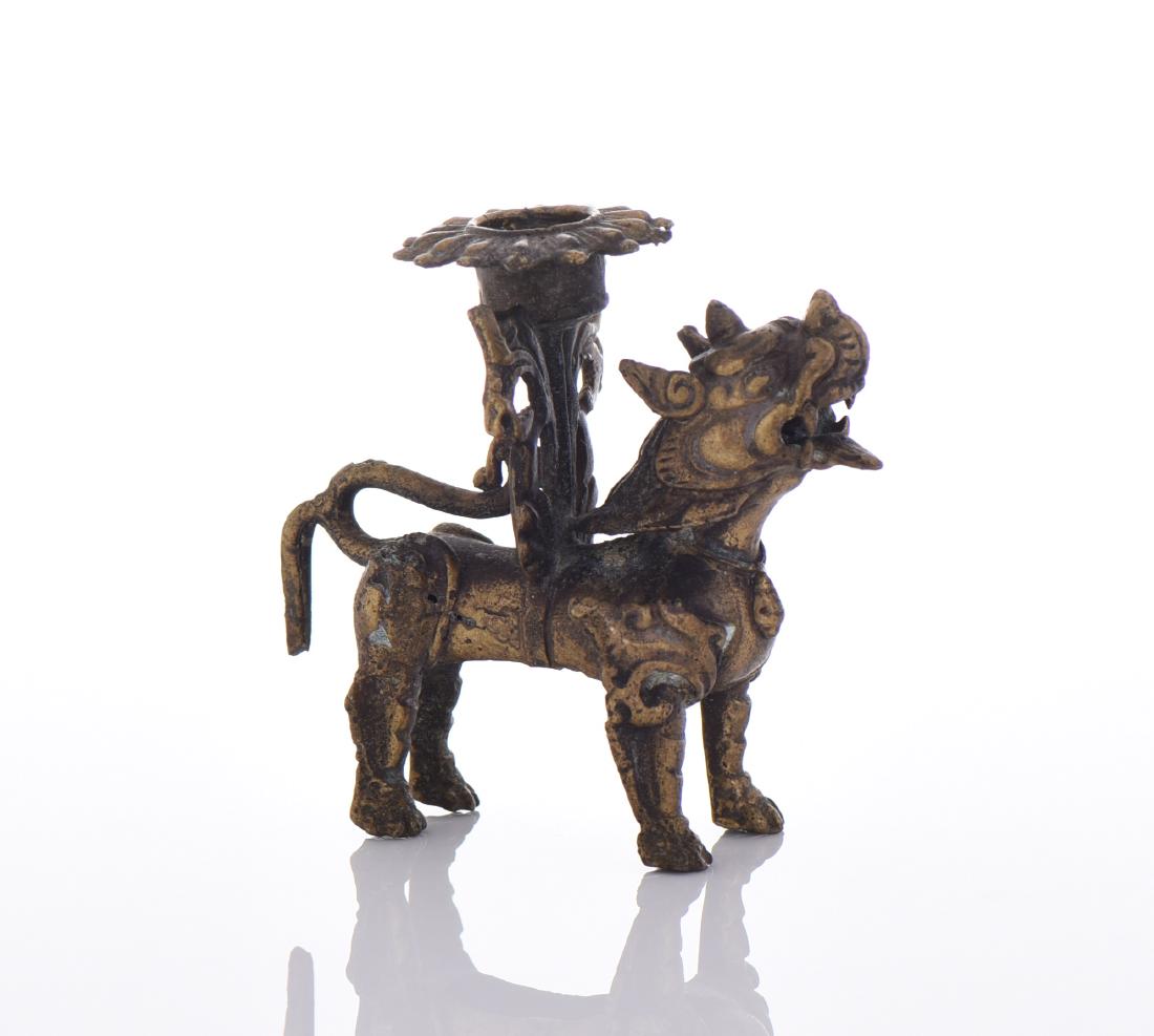 Bronze Thai Temple Guardian Foo Lion Dog (1 of 6)