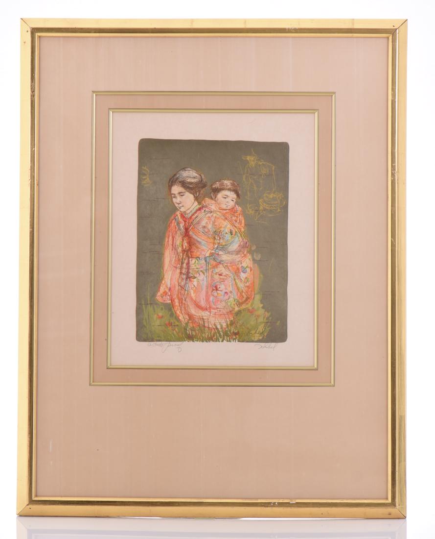 Edna Hibel 1917-2014, Artist Proof Pencil (1 of 4)