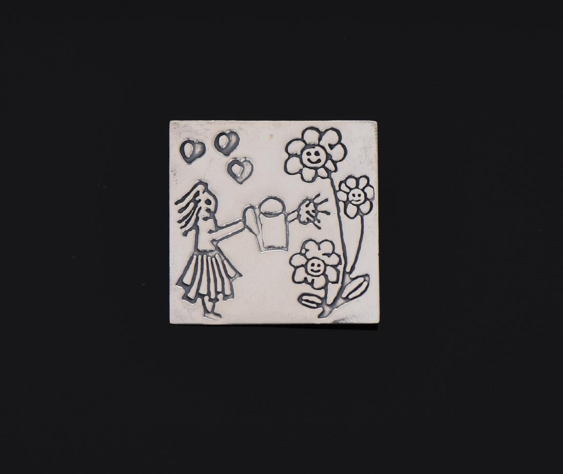 Sterling Silver Brooch, Mexico (1 of 3)