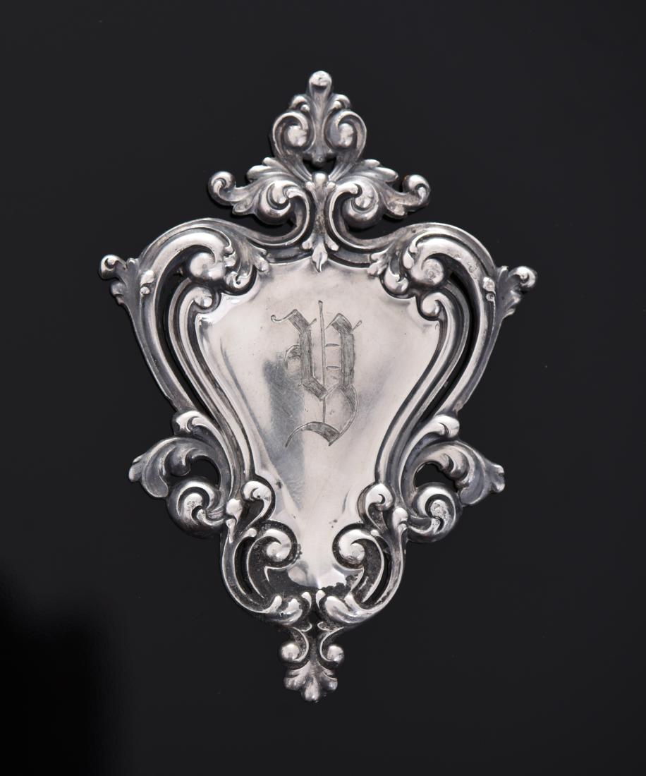 Victorian Sterling Silver Mirror Plaque. (1 of 3)