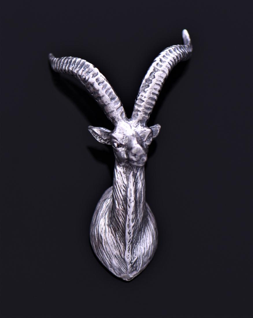 Sterling Silver African Antelope Miniature (1 of 5)