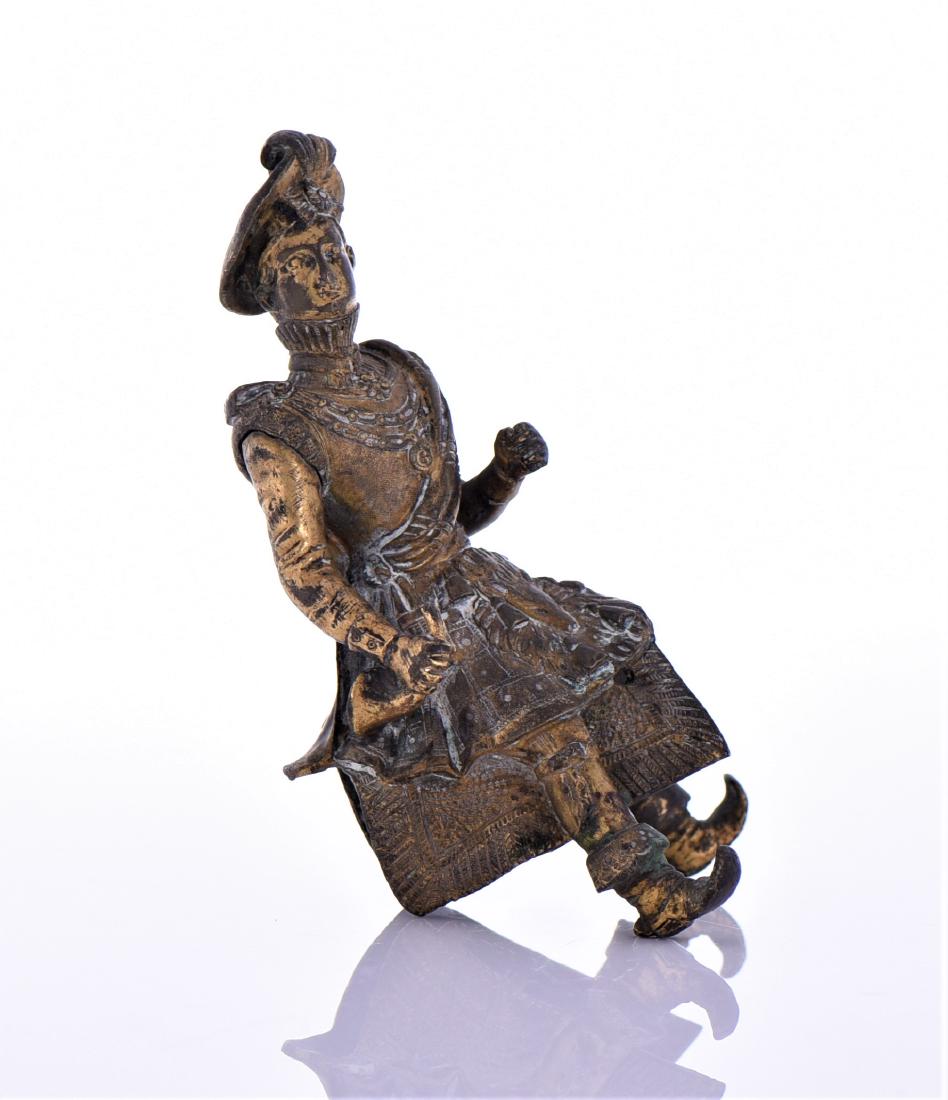 Antique Solid Bronze Horseback Rider (1 of 6)