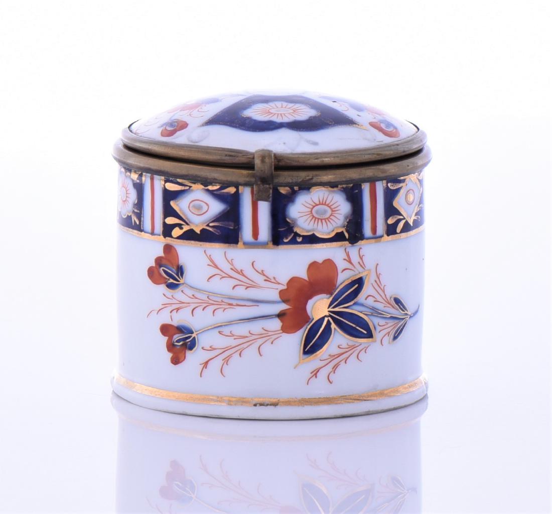 Antique 19th century small porcelain lid (1 of 7)