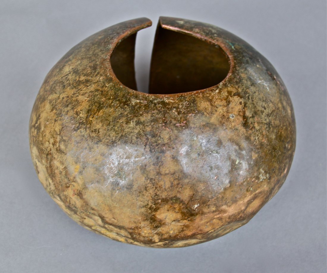 African Circular Manilla Slave Trade Money: African Circular Manilla Slave Trade Money [Height/Length (in)= 10, Width (in)=9, Depth (in)=6.5, Weight (lbs)=5.2] With Pangaea Auctions C.O.A.