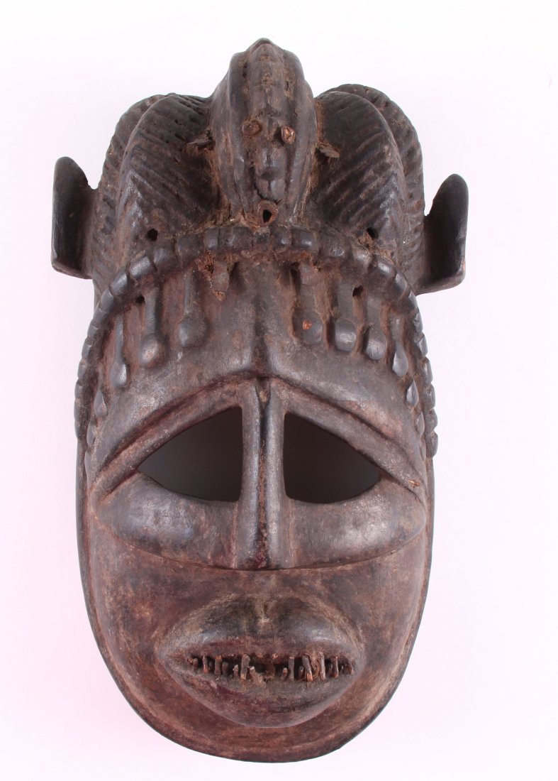 Nyanga OR Lega Congo African wood mask.  Provenance: (1 of 8)