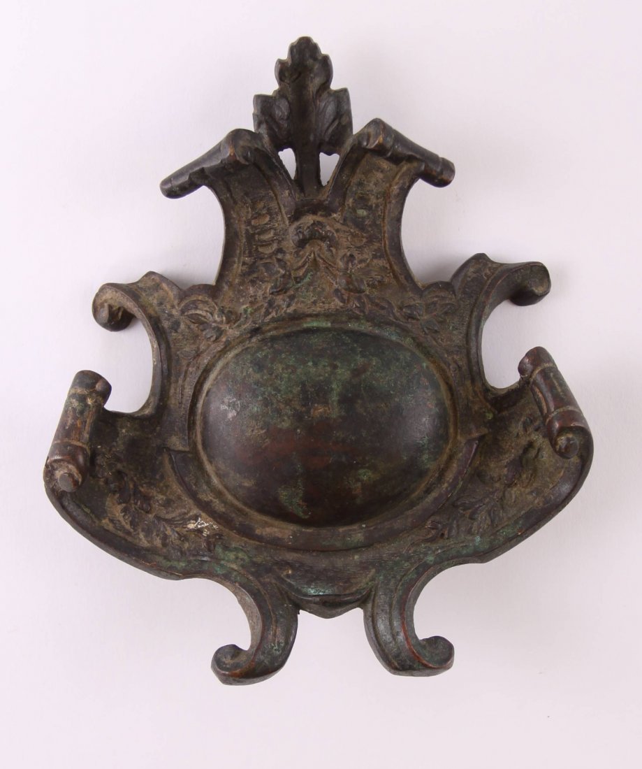 Solid bronze door knocker. Circa 19th Century, (1 of 3)