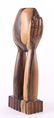 Jamaican wood carving depicting society putting on a - 4