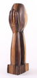 Jamaican wood carving depicting society putting on a - 5