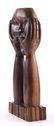 Jamaican wood carving depicting society putting on a - 6