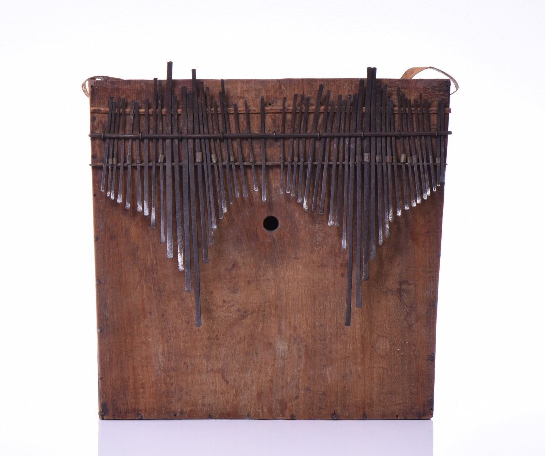 African, Angola, Chokwe Culture, 20th Century.: African, Angola, Chokwe Culture, 20th Century. Mbira Also Known As Sanza Are Works Of Art In Africa. These Thumb Pianos Are Not Only Musical Instruments; They Are Also Aesthetically Impressive Sculptu