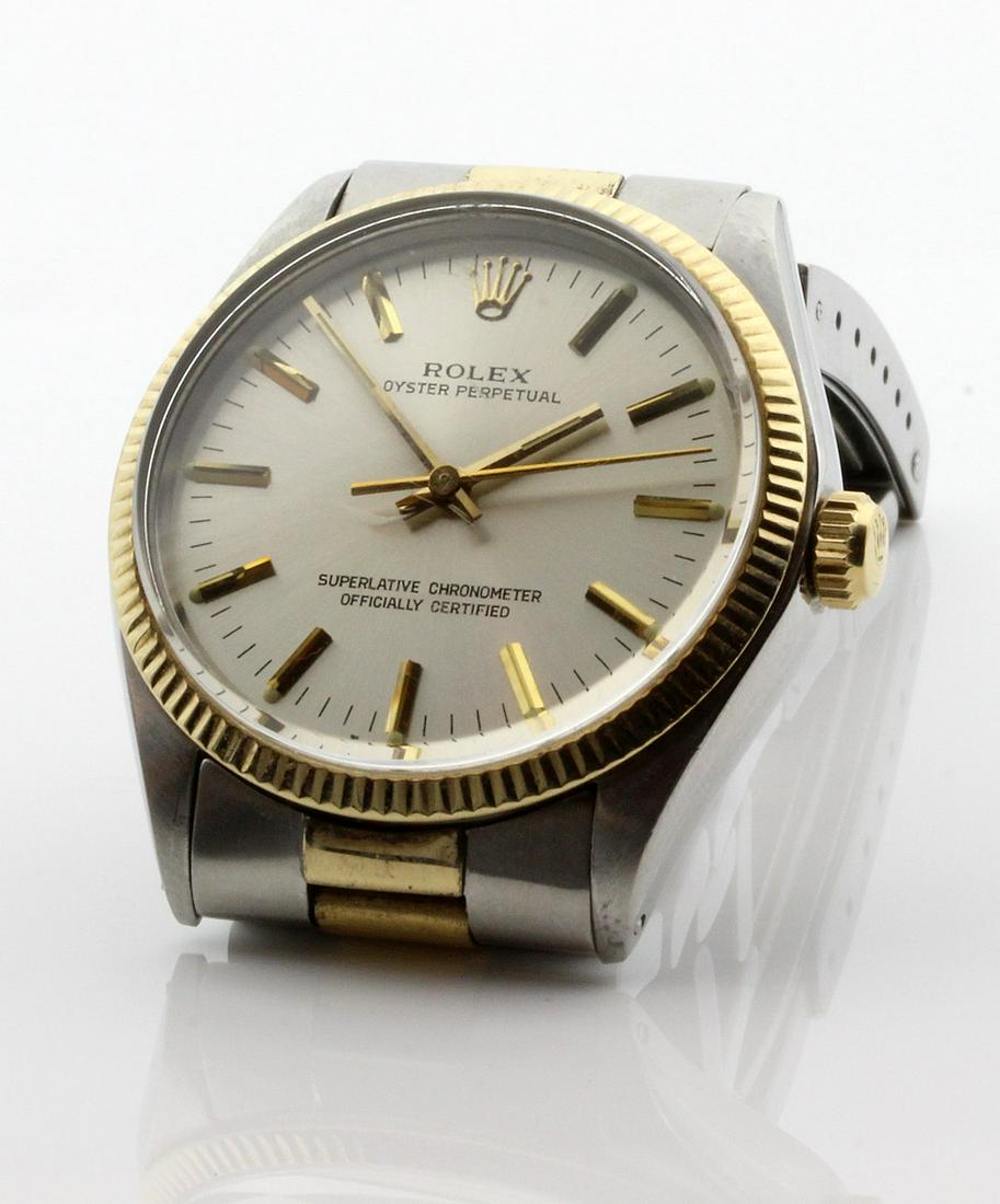 Herrenarmbanduhr "ROLEX OYSTER PERPETUAL". (1 of 1)