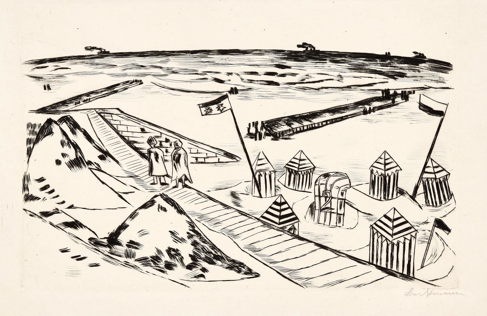 MAX BECKMANN (1884 Leipzig - 1950 New York City) (1 of 1)