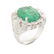 18K GOLD, EMERALD AND DIAMONDS
