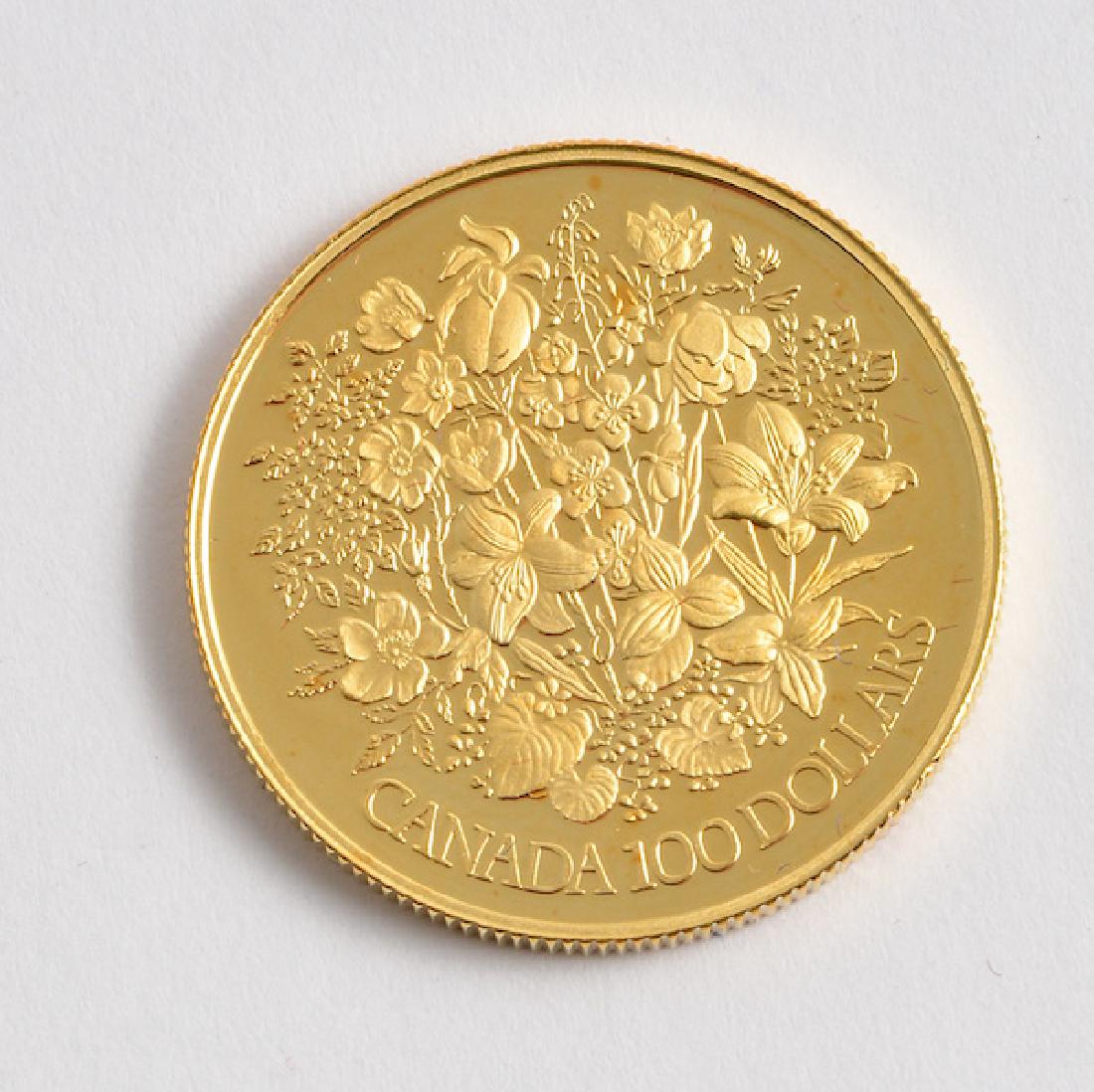 CANADIAN 100$ - 22K GOLD - 1977 (1 of 1)