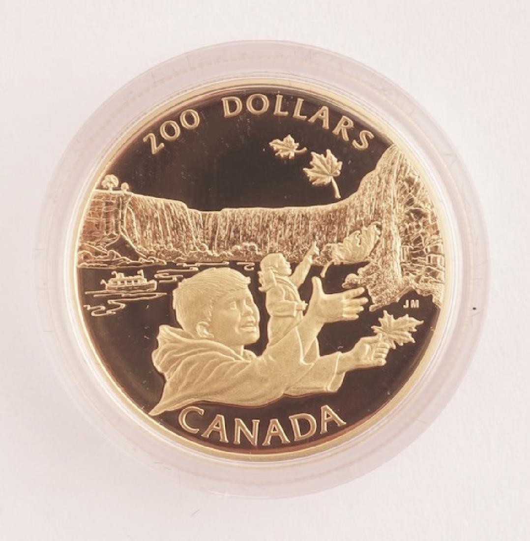 CANADIAN 200$ - 22K GOLD - 1990 (1 of 1)