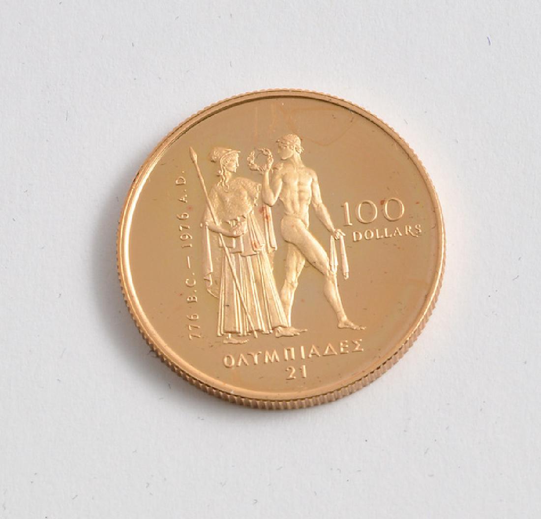 CANADIAN 100$ - 22K GOLD - 1976 (1 of 1)
