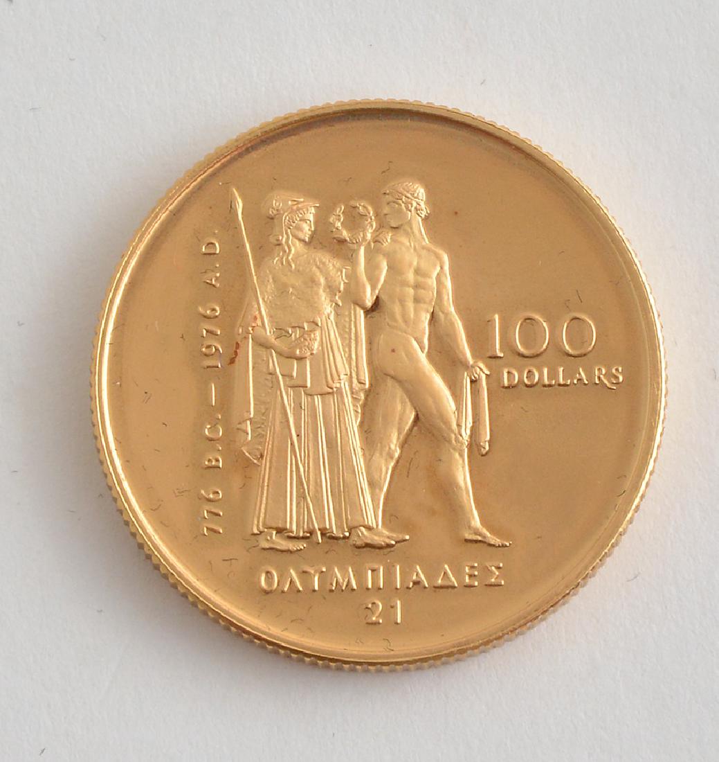 CANADIAN 100$ - 22K GOLD - 1976 (1 of 1)