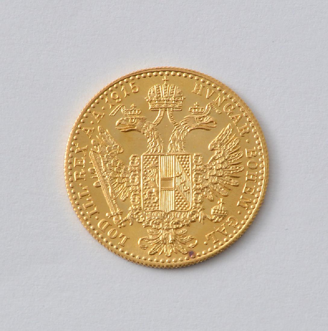 .986 GOLD - 1 DUCAT 1915 COIN (1 of 1)
