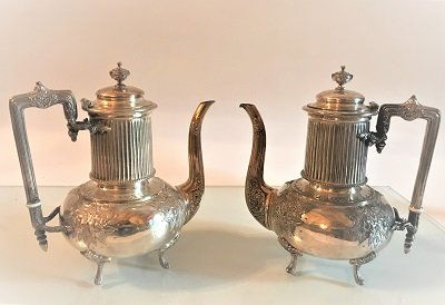 TEA SET -  SILVER METAL (1 of 1)