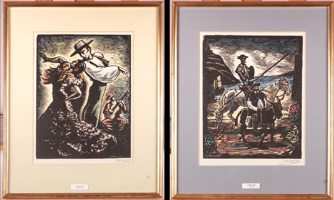 CASTELLS MARTI (Juan), two lithographs (1 of 1)